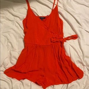 red romper